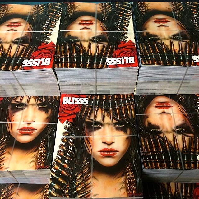 BL!SSS production pic printed mags