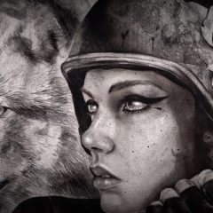 VIVEROS NEW ‘THE LONE WOLF’ FOR ‘ANIMALIA’ GROUP SHOW OPENING OCT.23 SOLD OUT