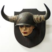 BRIAN M. VIVEROS “BULLHEADED” SCULPTURE NOW AVAILABLE!