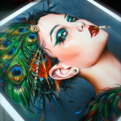 MARK YOUR CALENDARS! ‘FEATHERS’ LTD PRINT RELEASE THIS FRIDAY THE 13TH 10AM (PST)
