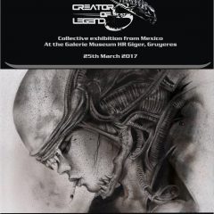 VIVEROS PART OF SPECIAL HOMAGE TO HR GIGER ‘CREATOR OF LEGENDS’ EXHIBITION @ GIGER MUSEUM